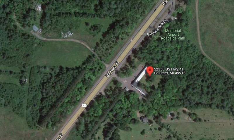 Whispering Pines Motel - Aerial Map (newer photo)